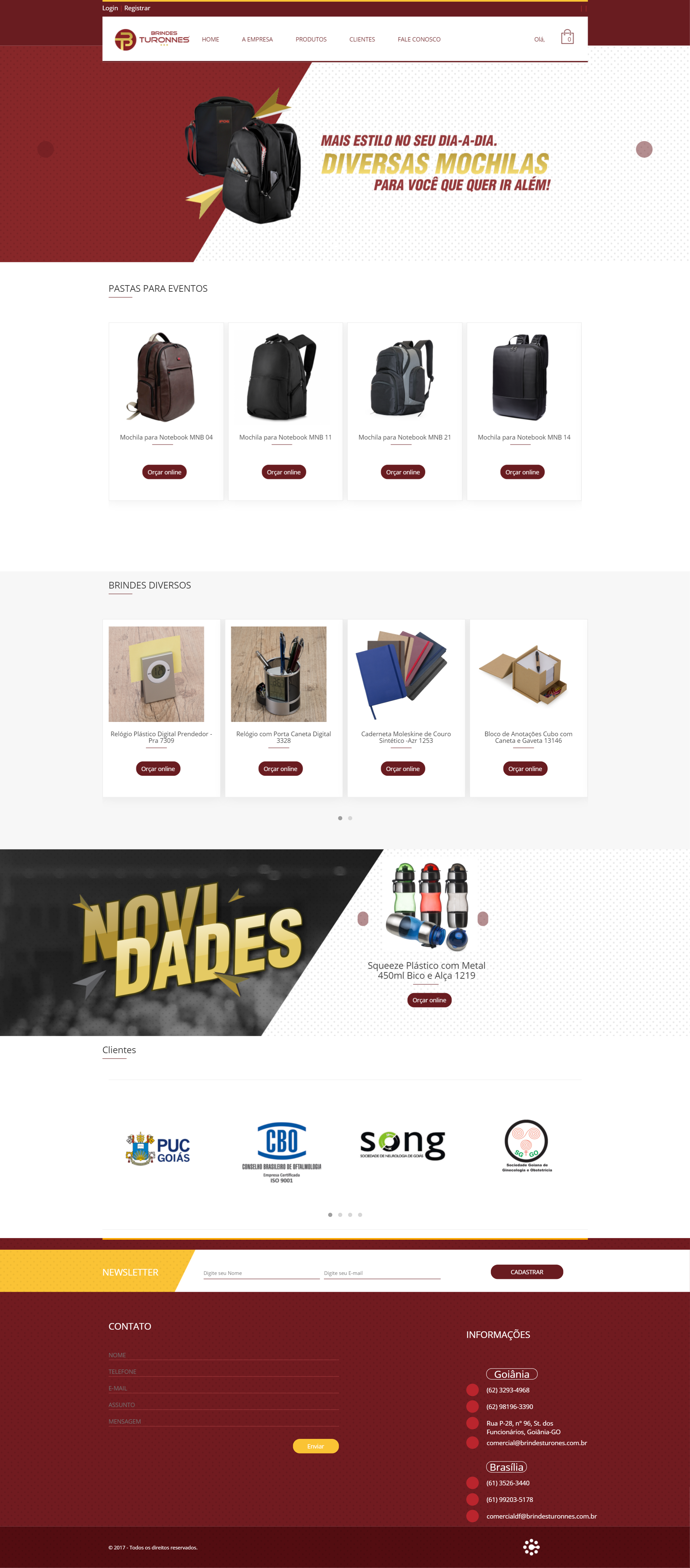 Brindes Turrones WebSite