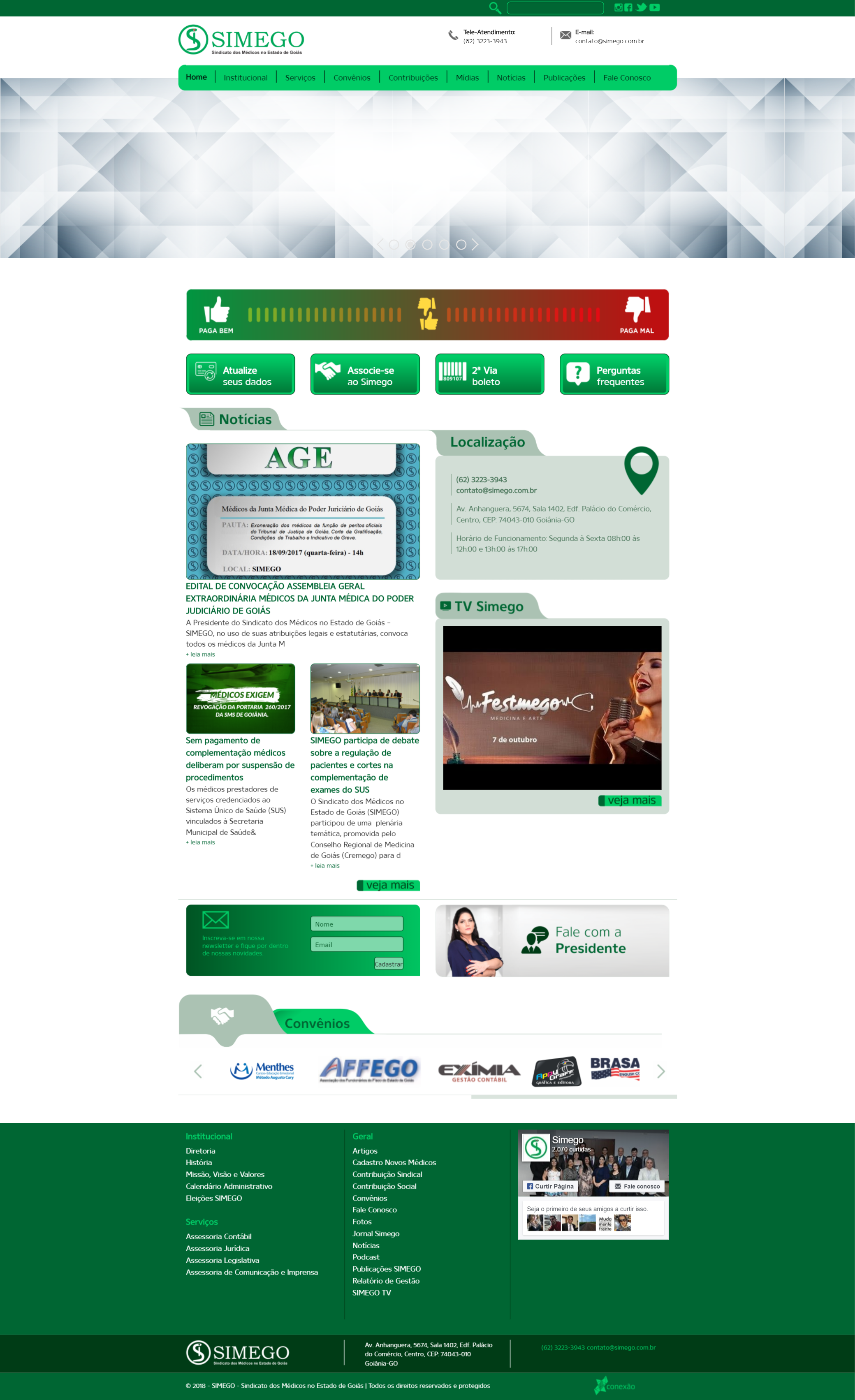 SIMEGO WebSite